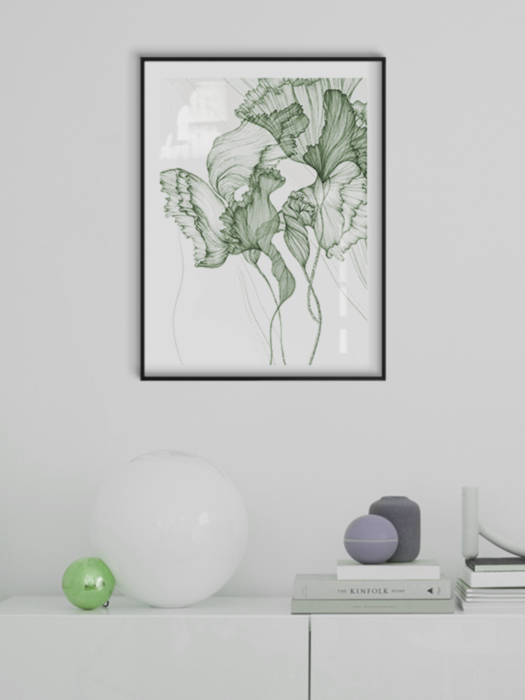 Tableau décoratif Flower painting 2 — DesignTab Tunisie