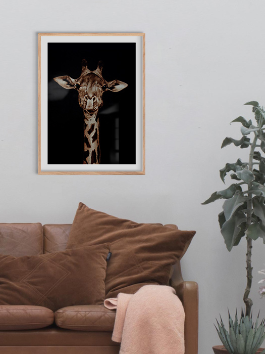 Tableau décoratif Portrait Girafe — DesignTab Tunisie