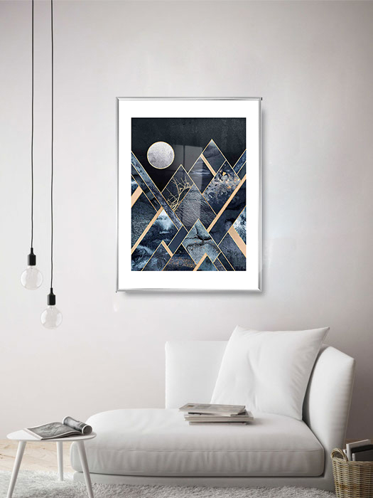 Tableau décoratif Minimal Mountain — DesignTab Tunisie