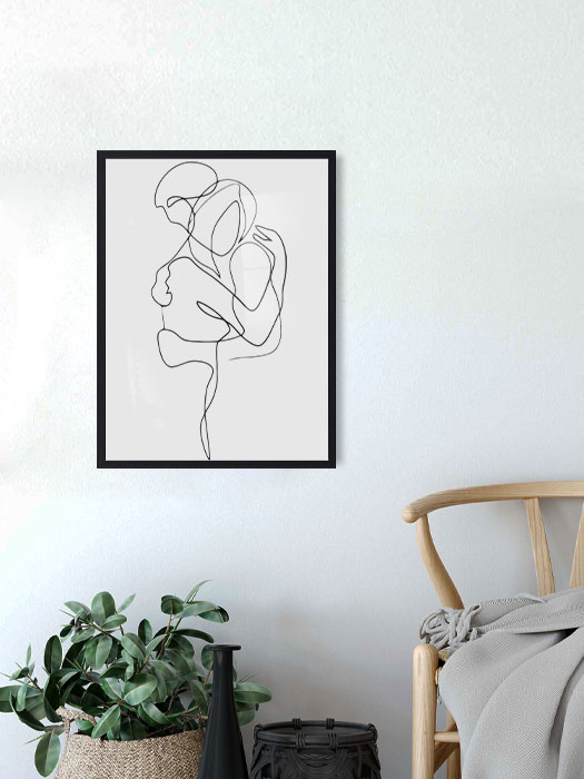 Tableau décoratif Lovers — DesignTab Tunisie