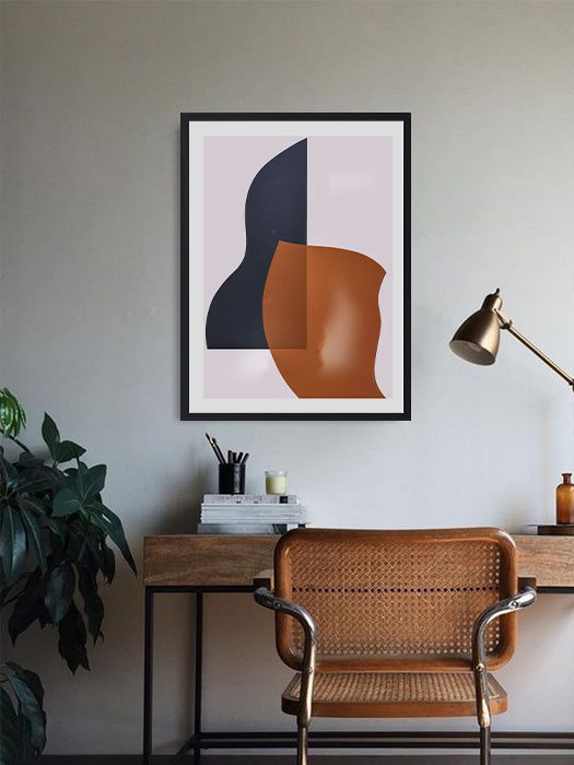 Tableau décoratif Shapes superposés — DesignTab Tunisie