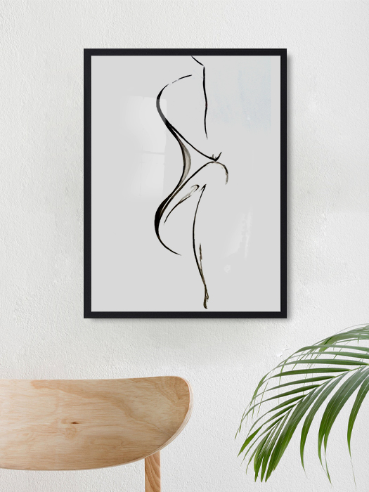 Tableau décoratif Silhouette W — DesignTab Tunisie