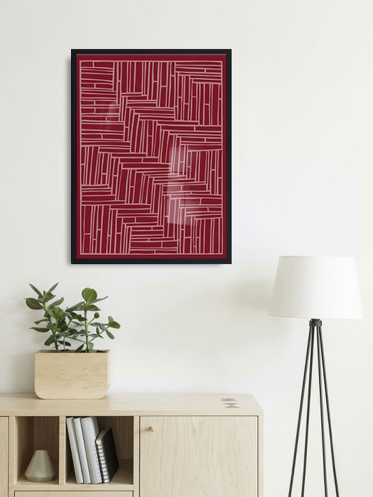 Tableau décoratif labyrinth design — DesignTab Tunisie