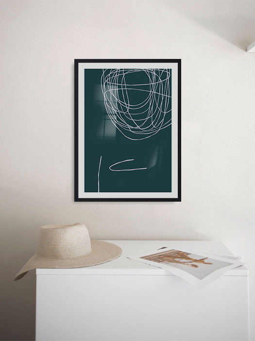 Tableau décoratif signature 3 — DesignTab Tunisie