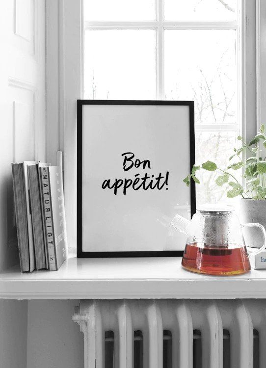 Tableau décoratif Bon Appétit — DesignTab Tunisie