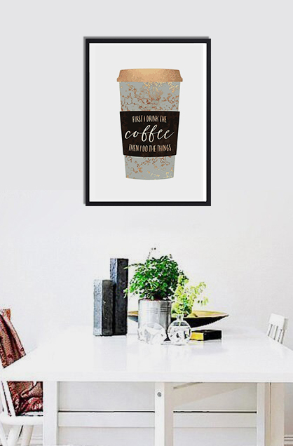 Tableau décoratif Drink Coffee — DesignTab Tunisie