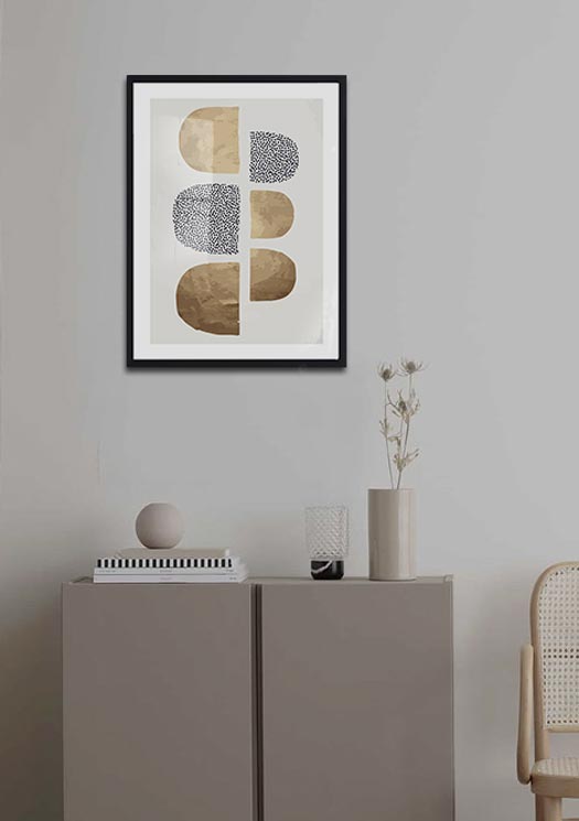 Tableau décoratif Geometric Abstracta — DesignTab Tunisie