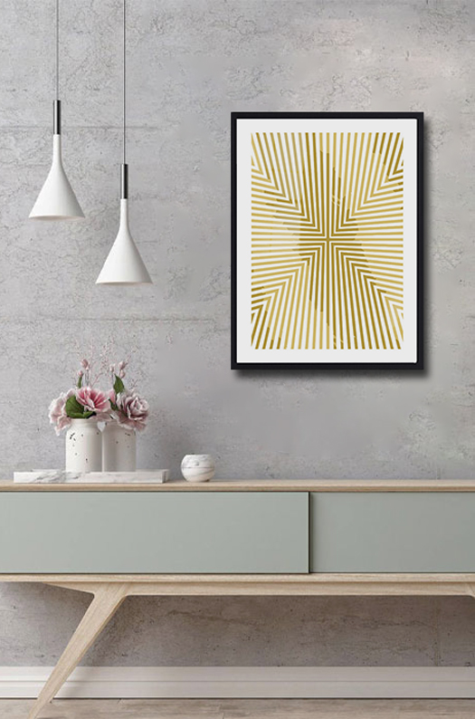 Tableau décoratif Stripe 3 — DesignTab Tunisie