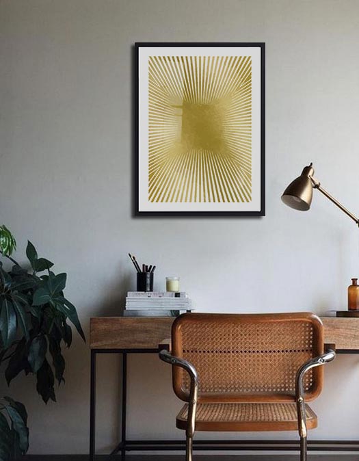 Tableau décoratif stripe 1 — DesignTab Tunisie