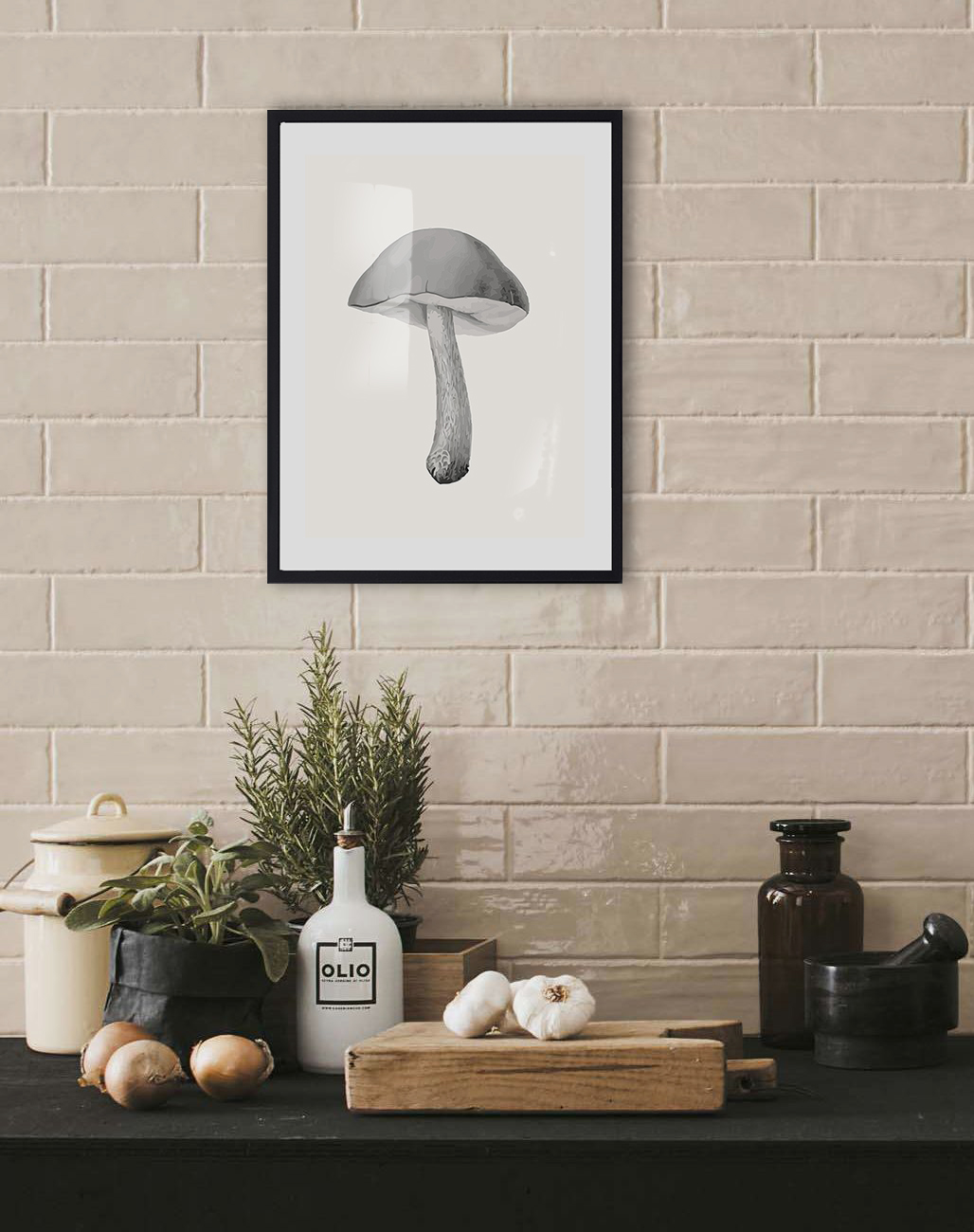 Tableau décoratif mushroom — DesignTab Tunisie