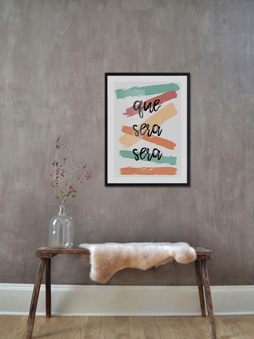 Tableau décoratif Que sera sera — DesignTab Tunisie