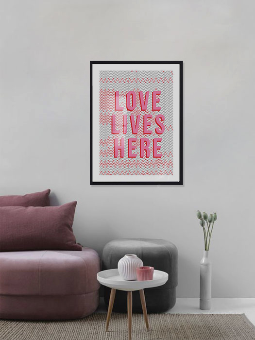 Tableau décoratif Love Lives — DesignTab Tunisie