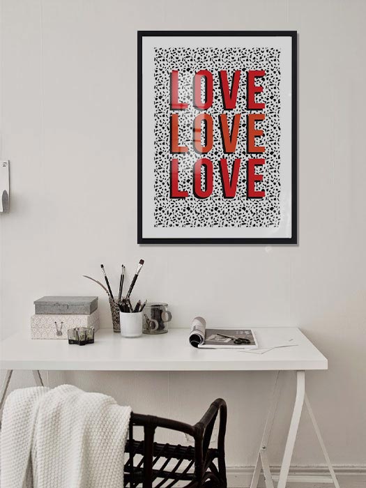 Tableau décoratif Love — DesignTab Tunisie