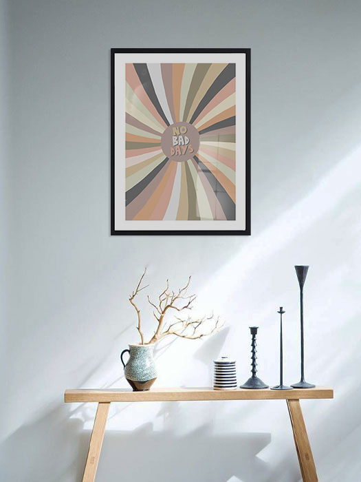 Tableau décoratif No Bad Days — DesignTab Tunisie