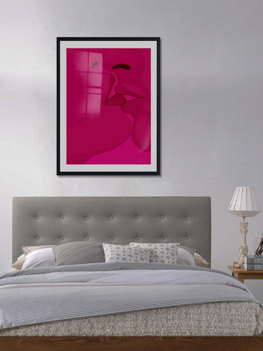 Tableau décoratif Little Kiss — DesignTab Tunisie