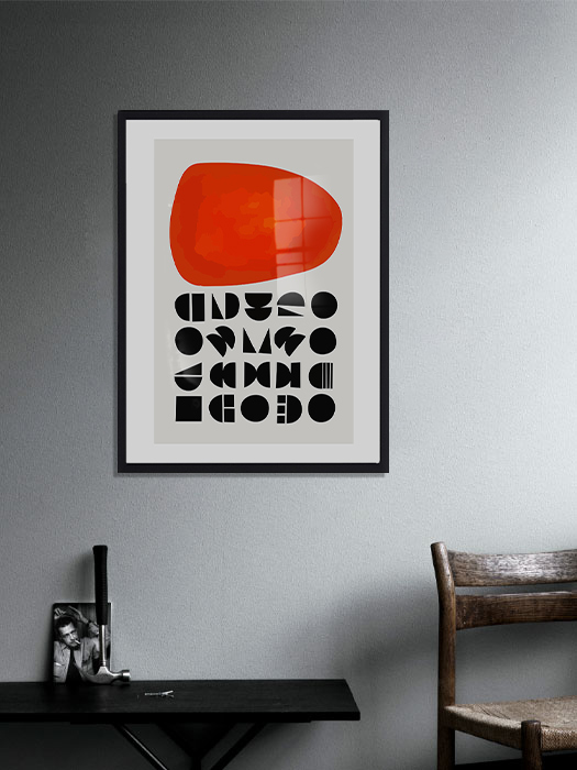 Tableau décoratif Orange 2 — DesignTab Tunisie