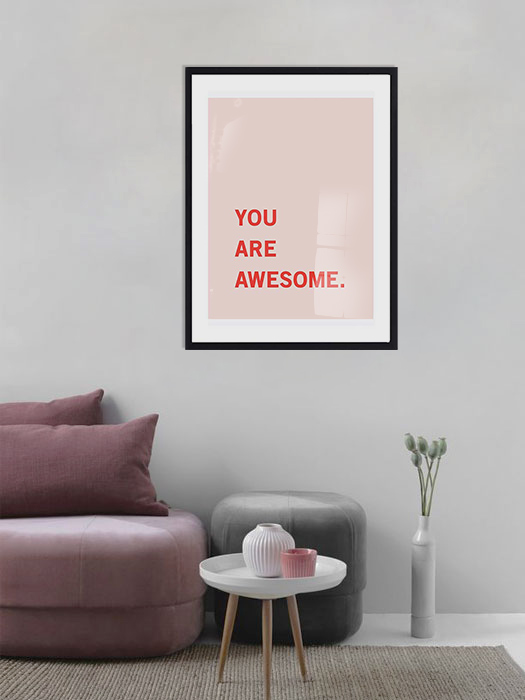 Tableau décoratif You Are Awesome — DesignTab Tunisie