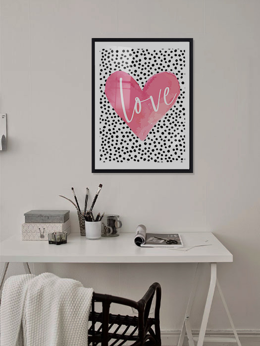 Tableau décoratif Love — DesignTab Tunisie