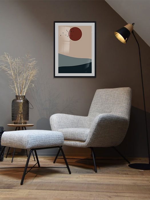 Tableau décoratif Landscape Pastel — DesignTab Tunisie