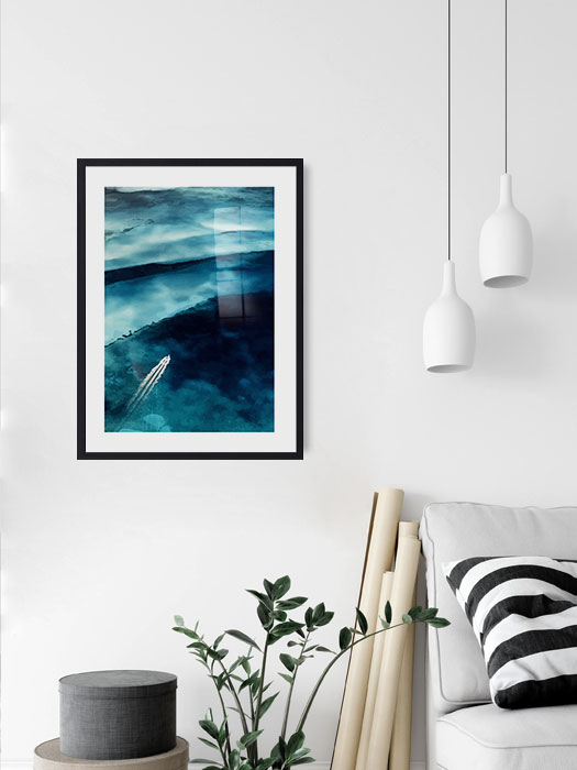 Tableau décoratif Aerial view — DesignTab Tunisie