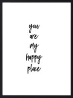 You Are My Happy Place — tableau décoratif mural | DesignTab