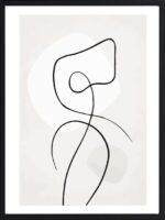 Curvy Line — tableau décoratif mural | DesignTab